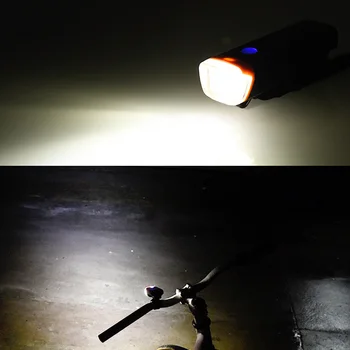 Față de bicicletă Lumină Set USB Reîncărcabilă Lumina LED-uri Faruri Bicicleta Lampa Ciclism Flash de Lumina pentru Bicicleta Accesorii Inteligente de Inducție