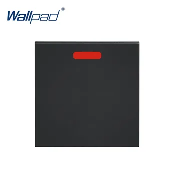 Wallpad de Lux 45A Incalzitor de Apa Funcția de Comutator cu Cheie Pentru Perete Push Buton Alb Și Negru din Plastic Modul de Doar