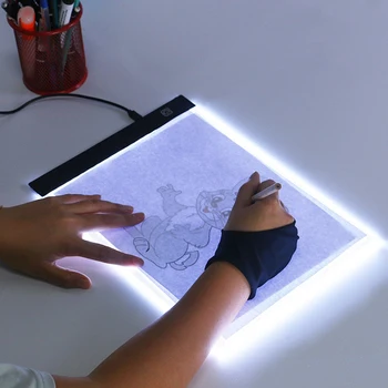 24*14.8 cm de desen Digitale tableta grafica LED cutie tablou copie masa de scris trei nivel fără reglaj pași
