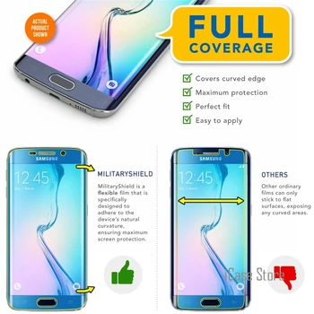 Cristal Vidrio Templado Pentru Samsung Galaxy S7 / S7 Edge S7edge Temperat Pahar Ecran Protector Curbat Acoperire Integrală Acoperire Ecran