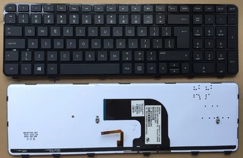 Noi, Originale, 678016-001 pentru HP DV6-7000 Series Tastatura Iluminata Cu Rama UK Layout