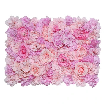 60x40cm Artificiale Hortensie Floare Trandafir Bujor Panouri Nunta Fundal Florale Decoratiuni de Desfășurare Florale Decor de Flori False
