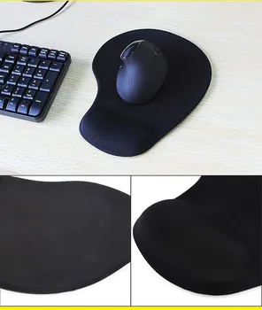 CHUYI Tesatura Neopren Mouse Pad Anti-Alunecare Memorie Spuma de Confort Încheietura Restul Moale Gaming Mousepad Pentru Birou Laptop Mause Pad Gamer