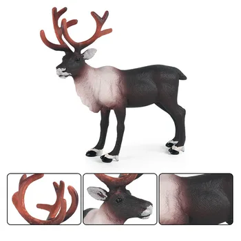 Simulare Model Animal Solid Elan Mascul Rosu Cerb, Ren, Cerb Sălbatic Jucărie De Crăciun Ornamente De Colectare Jucarii Copii Cadouri