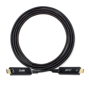Chenyang USB de Tip C-C AOC Cablu 2M 5M 10M 20M 30M Activ Fibra Optica Transfer Rapid Gen2 10Gbps