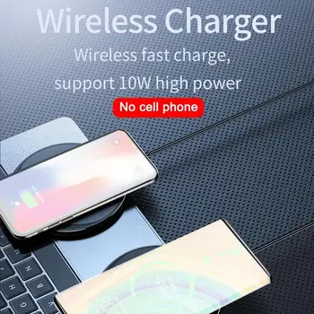 10W QI Wireless Charger Pentru iPhone 11 12 X XR XS Max Rapid Pentru Xiaomi Încărcare 8 Încărcător de Telefon Pentru Samsung Huawei Wireless Wirle