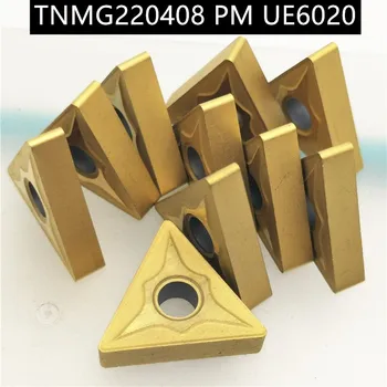 10BUC TNMG220408 PM UE6020 Carbură de a Introduce Instrumentul de Cotitură Cotitură freze CNC de Taiere Instrument Slot de Tăiere