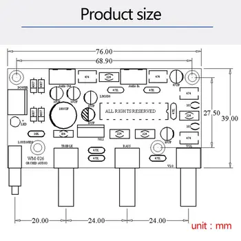 LM1036 OP-AMP Amplificator HIFI Preamplificator Volum Ton EQ Control Board DIY KIT si produs finit
