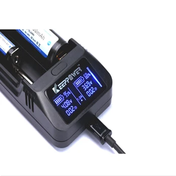 KeepPower L2 3.7 V 26650/18650/18500 Inteligenta Baterie Li-ion USB LCD Încărcător