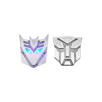 Masina 3D LED Lumina pentru Transformers autobot Insigna Emblema Grila Accesorii Decal Autocolant 2020 nou