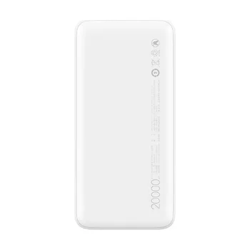 Xiaomi Redmi 20000 Mah Portabil Încărcător Rapid USB-C - 18W 2 Ieșire Încărcător Portabil Powerbank Rapid încărcător Portabil Alb