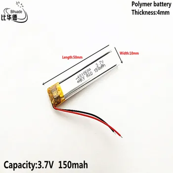 Litru de energie a bateriei Bun Qulity 3.7 V,150mAH 401050 Polimer litiu-ion / Li-ion pentru tablet pc-ul BĂNCII,GPS,mp3,mp4