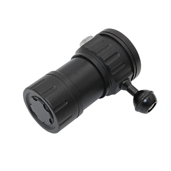 28mm Mingea Adaptor cu M6 montare Șurub Mâner Tavă Extinderea Suportului Pentru Film Subacvatic Scufundări Lanterna Llight