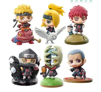 6piese/set Naruto Uzumaki Naruto Zetsu Anime figurina PVC jucării de Colecție cifre pentru prieteni cadouri