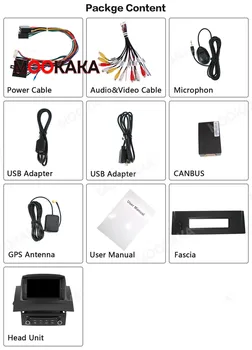Mookaka PX6 Android 10.0 64G Radio Auto Navigație GPS DSP Pentru Renault Megane 2 Fluence 2002 + Stereo Auto Video Player Multimedia