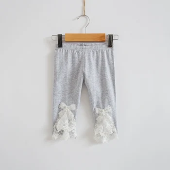 Fete Jambiere de Vară 2020 Stil de Îmbrăcăminte pentru Copii Vițel lungime Copilul Plasă de Îmbinat Arc Dantelă Jambiere Pantaloni, Dimensiunea 100-150