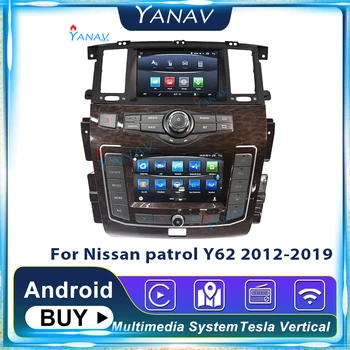 Sistemul Android mai Nou de Ecran Dual Radio Auto Audio Pentru Nissan Patrol Y62 2012-2019 GPS Auto Jucător Modificate pentru 2020 Nou Radio