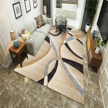 Modern, simplu Nordic covor camera de zi dormitor noptieră covor podea mat Nordic ins geometrie covor de uz casnic