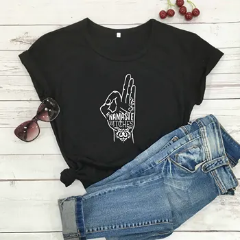 Namaste B*tches Mama de Viață de moda pentru femei graphic unisex grunge tumblr hipster tricou fata cadou teuri de epocă artei gotice topuri O075