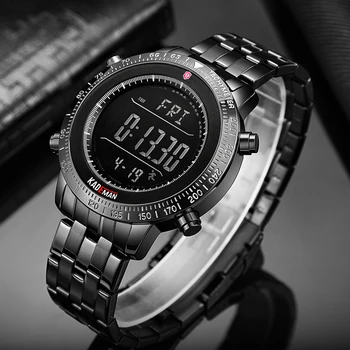 2020 KADEMAN Barbati Ceas de Aur Ceas Barbati LED Digital Display Sport Ceas de mână Cuarț Impermeabil Militare Ceasuri Relogio Masculino