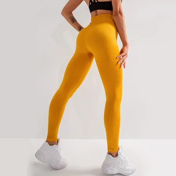 Kaminsky Femei Fără Sudură De Fitness Jambiere Talie Mare Întindere Uscare Rapidă Pantaloni Fete Slim Gym Sport Leggins Antrenament Jeggings