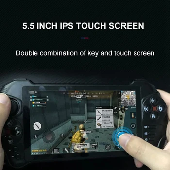 Powkiddy X15 Android Handheld Consola de jocuri Video WiFi Jucător Joc de 5.5-Inch Apăsați Sn MTK8163 Quad Core, 2G RAM 32G ROM Card TF