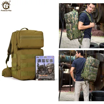 55L Capacitate Mare Om Armatei Militare Tactice Backpack 17 Inch laptop Molle Impermeabil Drumeții, Camping Geanta Rucsac Pentru Turism