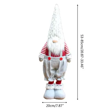 Manual Elf De Crăciun De Decorare Retractabil În Picioare Suedeză Gnome Třmte Papusa Dropshipping