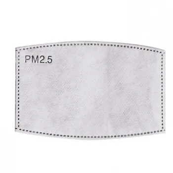 52PCS 5 Strat PM2.5 Masca Filtru Tampoane pentru Masca Filtru de Carbon activ Gura de Protecție Față Prietenoasă cu Pielea Praf Pad