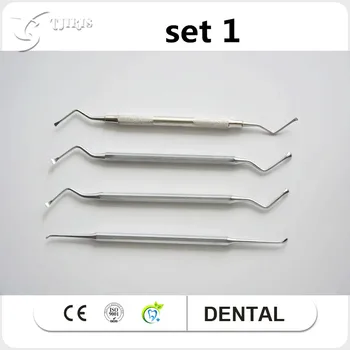 1 set Dentare Instrumente Chirurgicale Osoase Curettes Pentru Laborator Dentar