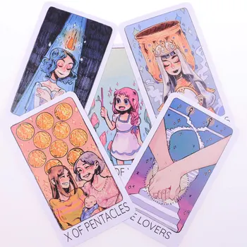 Tarot Oracole Carduri Misterioase Divinație de-al Treilea ochi Cărți De Tarot Carti de Joc Tabla de Joc