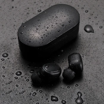 Cască bluetooth original, Touch Control Wireless Headphons HiFi IPX7 rezistent la apă Pavilioane cu LED de Încărcare Cutie