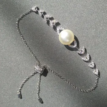 Cheny s925 argint nouă petală perla prietena telescopic brățară de femei de moda de lux lumina temperament bijuterii de mana