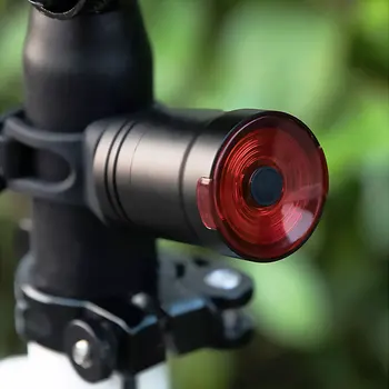 Bicicleta de Frânare Spate cu Lumina de 17 54Hrs 6 moduri W/ Modul de Memorie Seat Post Saddle Mount USB Charge LED Coada de Lampa Felinar