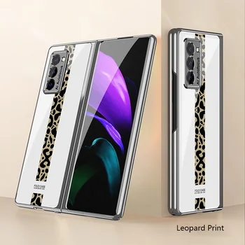 Pentru Samsung Ori Caz Noua Moda Placare PC Capacul Telefonului Galaxy Z Fold 2 Caz, de Lux Creative Anti Toamna Plina de Protecție Funda