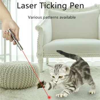 4 Model Modificări USB Reîncărcabilă Led Laser Animal de casă Pisică Jucărie Interactiv Pisica Amuzant Jucărie Stick Mouse-ul Cat Laser Usb Jucarii Interactive