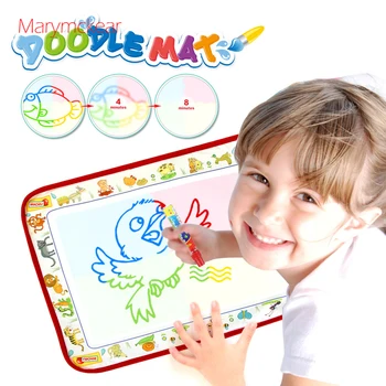 Copii Doodle Mat Apa de Colorat Desen Comprimat Magic Apa de Desen, Pictura Jucărie pentru Copii in 4 Culori Magice Bord 38.5x29CM