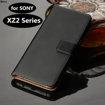 Pu piele caz pentru Sony Xperia XZ2 cartelei toc de Protecție Caz pentru Sony Xperia XZ2 Premium Compact GG