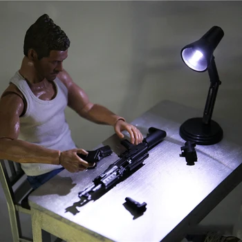 Nou 1:6 Soldat Figura Scena Accesoriu Modern Lampă de Masă a Seta Scena Mobila Model Accesoriu pentru 12