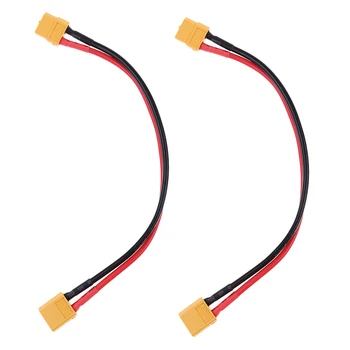 2 buc XT60/XT-60 Plug Duce Cablul 14awg Silicon Cablu pentru RC Lipo de Încărcare a Bateriei