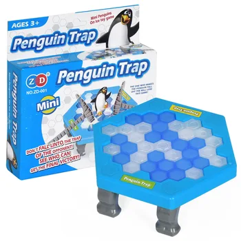 Mini Pinguin Capcană Joc de Bord Părinte-copil Interactive de Divertisment de Masă Jucării Eliberare de Stres Copii Jucărie pentru Adulți Desktop Joc