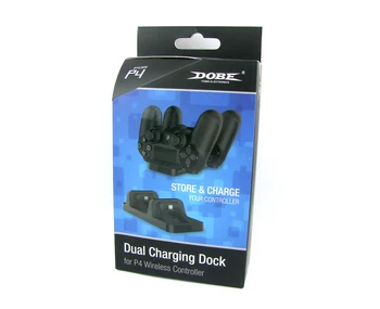 OCGAME Pentru PS4 Dual USB Charging Dock Station Stand Incarcator Pentru PS4 Controler de Joc se ocupe Cu Cablu USB