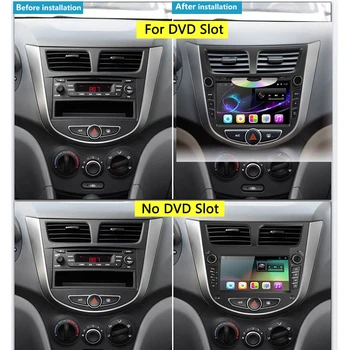 Bonroad Android 10.0 Rom32 Auto video Player Multimedia DVD Auto Pentru Solaris Verna Accent 2009-2016 GPS Auto Radio, Video, Navigare
