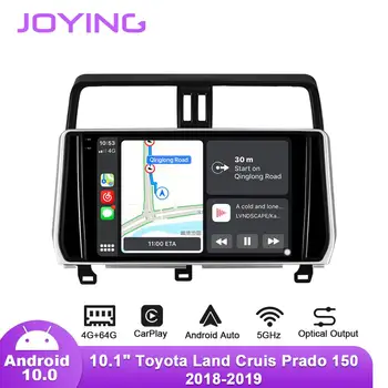 Joying Android10 Radio Auto pentru Toyota Land Cruiser Prado 150 2018 2019 GPS SPDIF 5GWiFi DVR Carplay, Android auto DSP Subwoofer