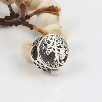 Autentic Argint 925 Farmecul Margele De Radacina De Viață Creatoare Copac Se Potrivesc Original Pandora Brățară Pentru Femei Bijuterii Diy
