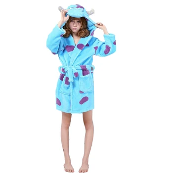 Femei Pijamale Camasa De Noapte, Halat Kimono Monofazate De Iarnă, Halat De Baie Monster Inc Sully Haina De Femeie Pijamale Shu Halat De Catifea