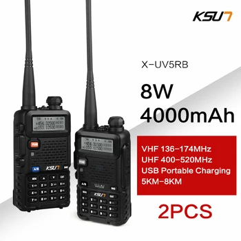 KSUN UV5R B Postul de Radio VHF UHF 136-174 & 400-520MHz Două Fel de Radio Emisie-recepție Walkie Talkie UV 5R