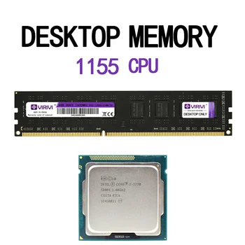 I5 3470 3570 2500 2400 i7 3770 2600 VIRIVI RAM DDR3 2GB1333Mhz Desktop memorie 1155 H61P67H67B75H77Z77 pin CPU placa de baza