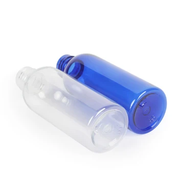48Pcs 80ml Transparent Maro Plastic PET Sticlă Goală Cu Mult Duza Antet Capac de Călătorie Cosmetice Șampon Sticle Returnabile