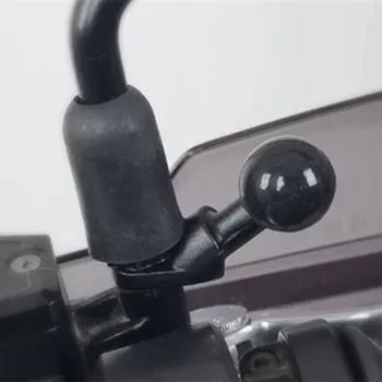 Aluminiu Mini Motocicleta Montare în Unghi de Baza cu 10mm Gaura & 1 inch Mingea pentru Camera Gopro, Smartphone, GPS Garmin